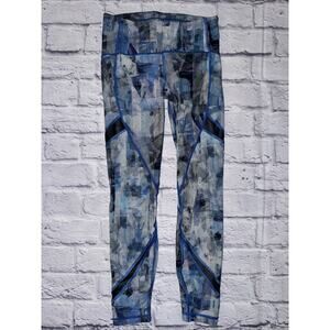 Lululemon On Pace Tight‎ 7/8 *25" Sun Dazed Multi Blue Size 4